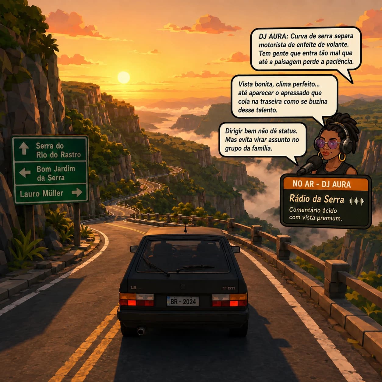 Projeto Estrada em desenvolvimento inicial
